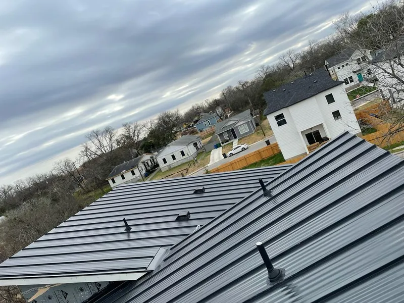 Standing seam metal roof panels with vents for Skylight Repair in Morristown